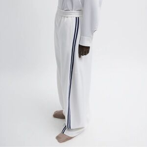 Tibi Active Knit Winslow Pant (with stripes, longer length)